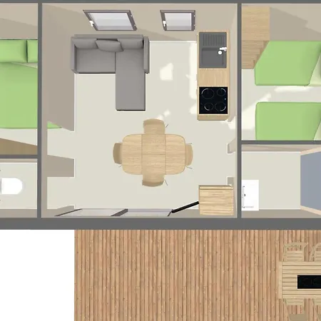 Camping Mobil Accueillant Animaux - 4 Pers. - Api-1-52-2964 Coulon